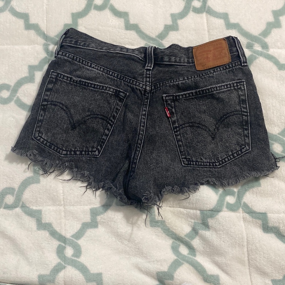 black levi 501 shorts